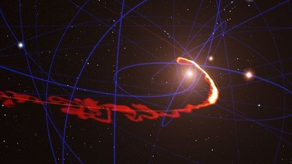 Un nuage de gaz "déchiré" par le trou noir géant au centre de notre galaxie