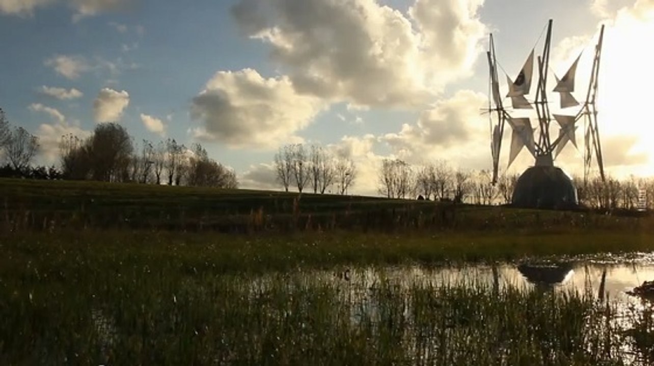 Eolienne à voile : un premier prototype inauguré en France