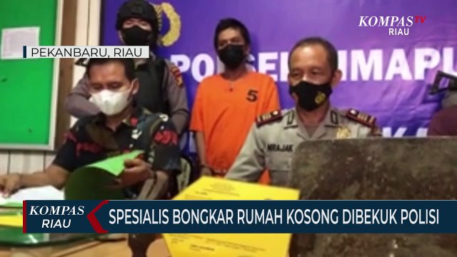 Spesialis Bongkar Rumah Kosong Dibekuk Polisi