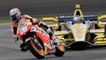 Moto GP vs. Indycar: Sieg für Dani Pedrosa gegen Marco Andretti auf der Rennstrecke von Indianapolis