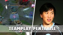 League of Legends: Doublelift mit einem epischen Pentakill im 4 vs 5