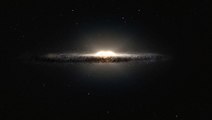 Notre galaxie, la Voie lactée, a un coeur en forme de cacahuète