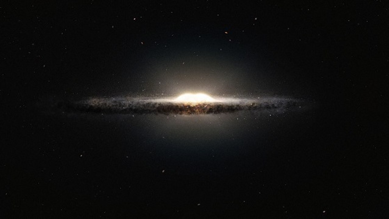 Notre galaxie, la Voie lactée, a un coeur en forme de cacahuète