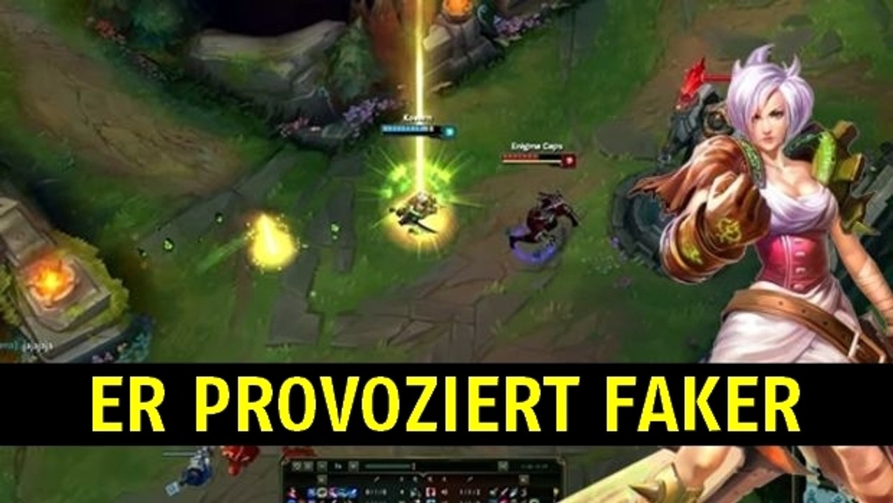 League of Legends: Dieser Spieler will Faker provozieren