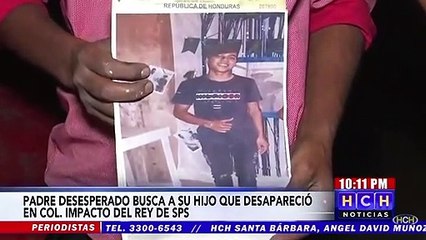 Hondureño busca desesperadamente a joven de apenas 17 años que desapareció en el norte del país