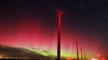 Une magnifique aurore boréale illumine le ciel jusqu'au Colorado