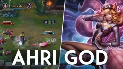 Download Video: League of Legends: Ahri setzt seine Skills perfekt ein und demütigt mehrere Gegner