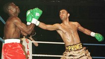 Sehen Sie den Prinzen Naseem Hamed, einen provokanten und verrückten Boxer, der keine Deckung braucht