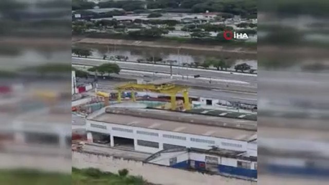 Brezilya’da metro tüneli inşaatı çöktü