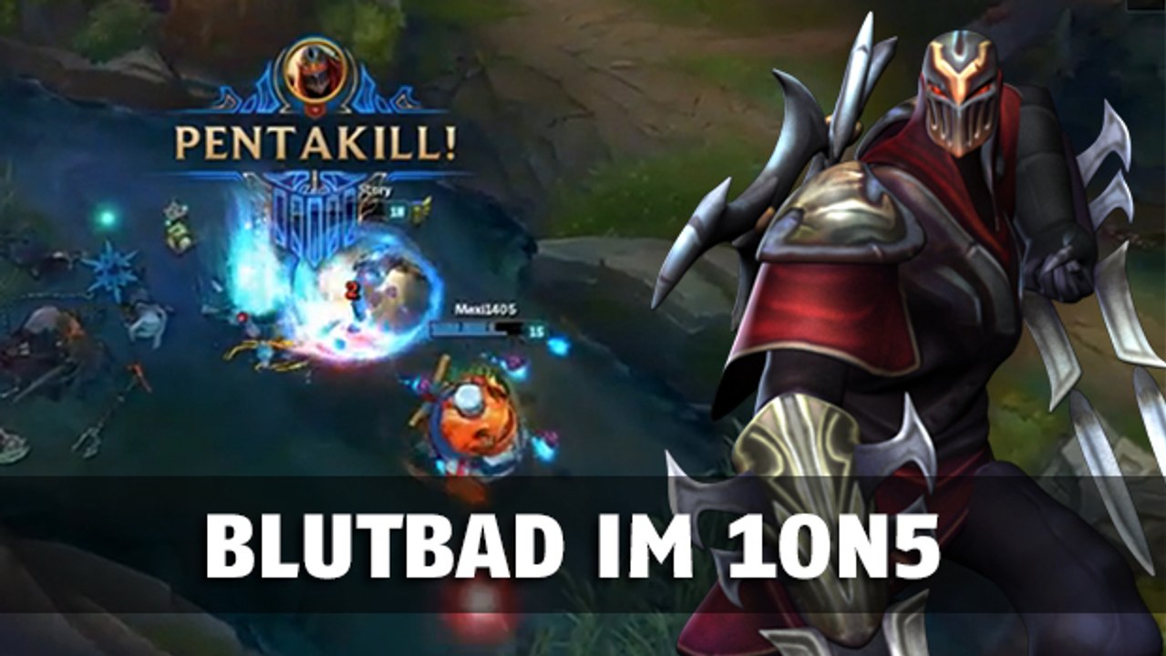League of Legends: Dieser Zed schafft mit seinen Flächenschäden einen Pentakill