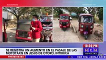 Aumenta el precio de los mototaxis en Intibucá