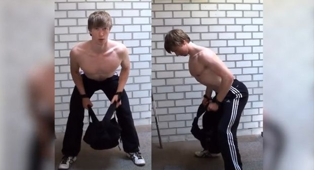 Ein starkes Trainingsprogramm mit einem Rucksack!