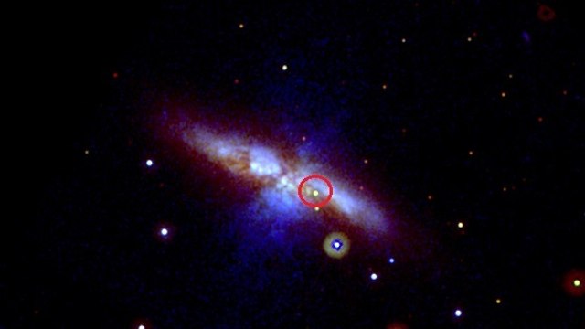 Une supernova découverte par hasard à proximité de notre galaxie