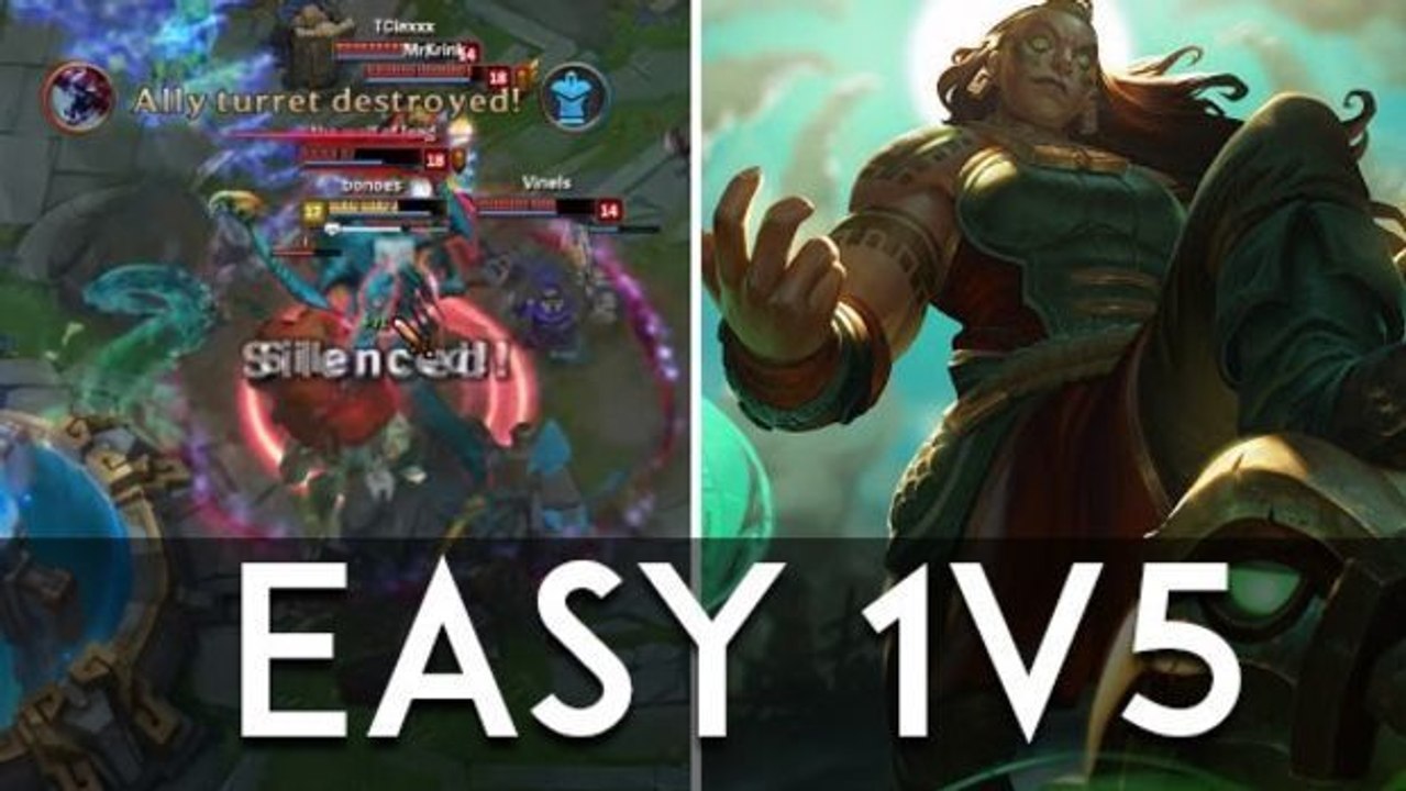 League of legends: illaoi ist der beste champion, um im 1on5 zu verteidigen