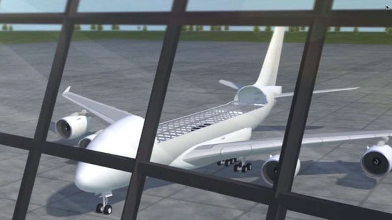 Mit neuen beweglichen Kabinen in den Flugzeugen will Airbus mehr Zeit gewinnen!