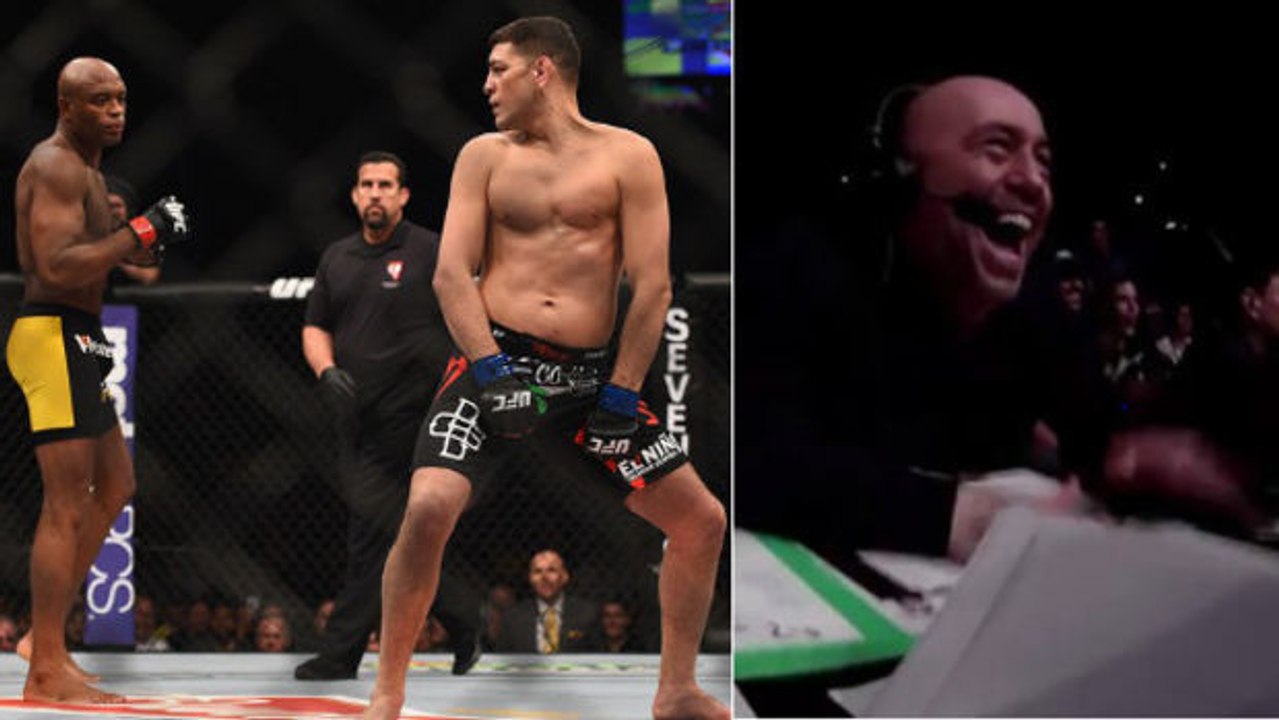 UFC: Nick Diaz lacht Anderson Silva mitten im Kampf aus