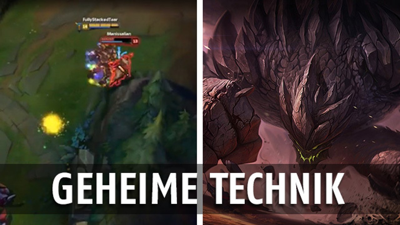 League of Legends: Mit einer geheimen Technik und mit Malphite! So ärgert ihr euren Gegner