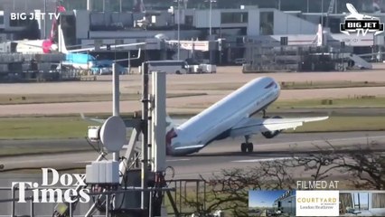Tegang! Detik-detik Pesawat British Airways batal mendarat (Go-around) di Bandara Heathrow London