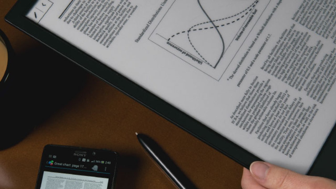 Digital Paper : Sony dévoile une feuille de papier électronique wifi