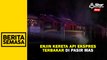 Enjin kereta api ekspres terbakar di Pasir Mas