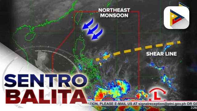 PTV INFO WEATHER: Trough o extension ng LPA sa labas ng PAR, nakaaapekto sa Mindanao; Naturang LPA, hindi inaasahang papasok ng PAR