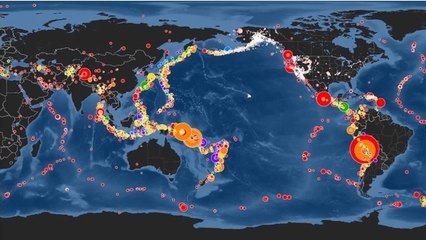 Séismes : un mois d'avril particulièrement intense