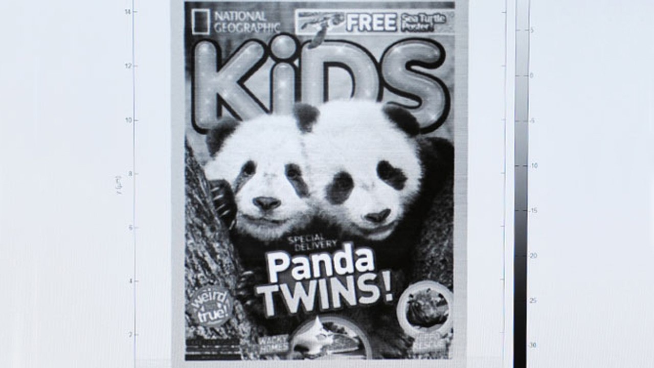 Des chercheurs d'IBM créent la plus petite couverture de magazine au monde