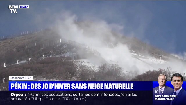 En Chine, les JO d'hiver 2022 reposent uniquement sur de la neige artificielle