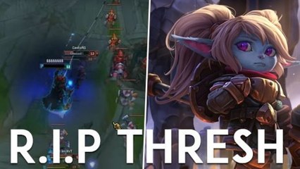 Descargar video: League of Legends: Mit der Ulti von Poppy kann man am besten trollen!