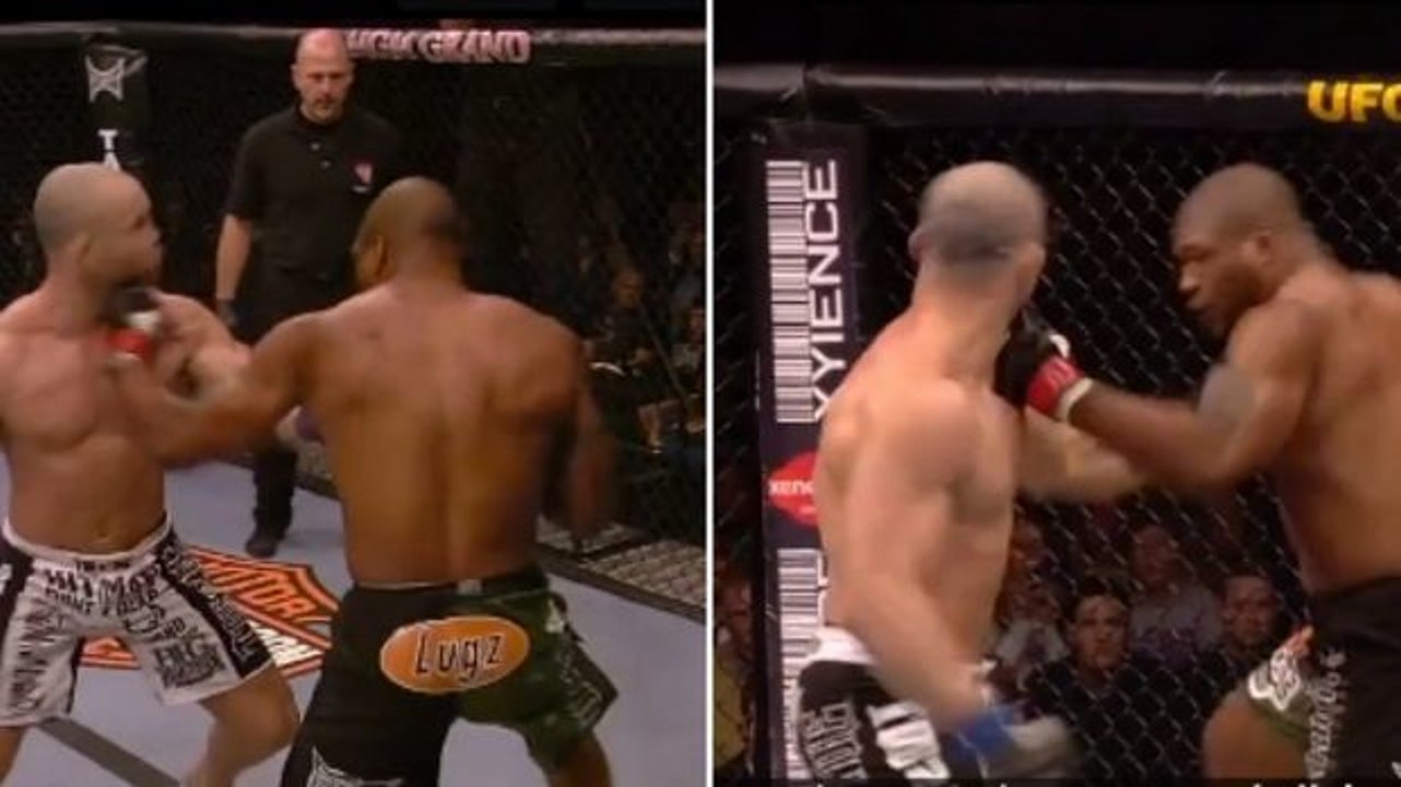 Ufc: rampage jackson schlägt wanderlei silva mit einem perfekten hacken k.o.