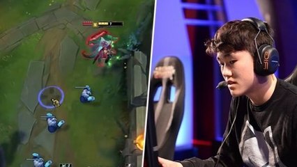 League of Legends: Ein Profi-Spieler lässt sich auf der Lane von Riven demütigen