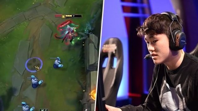 League of Legends: Ein Profi-Spieler lässt sich auf der Lane von Riven demütigen