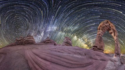 Voyagez dans le ciel étoilé avec cet extraordinaire panorama à 360°