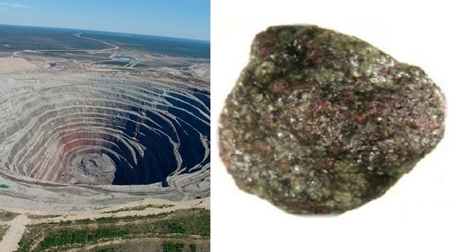 Une roche cachant 30 000 diamants découverte dans une mine en Russie