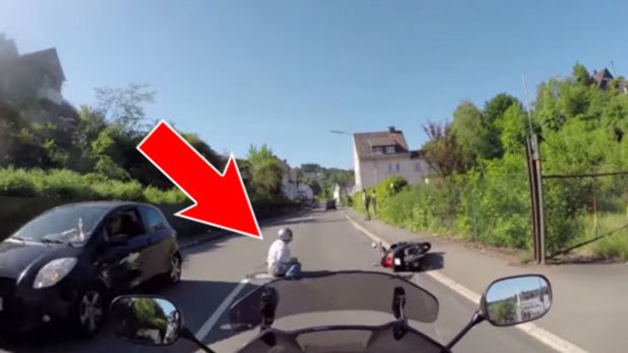 Motorradfahrer verfolgt dreisten Autofahrer