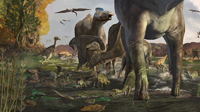 Des milliers d'empreintes d'hadrosaures découvertes en Alaska