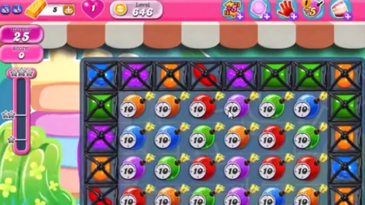Candy Crush Saga Level 646: Lösung, Tipps und Tricks