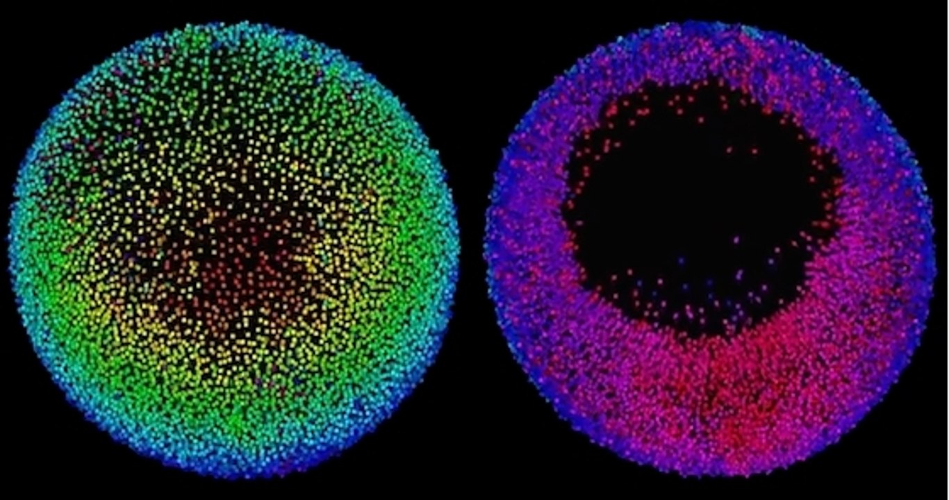 Le développement d'embryons animaux suivi cellule par cellule