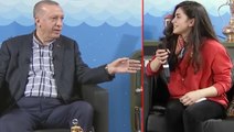 Gençlerle buluşan Cumhurbaşkanı Erdoğan, yanındaki genç kızın kim olduğunu öğrenince şaşkınlığını gizleyemedi