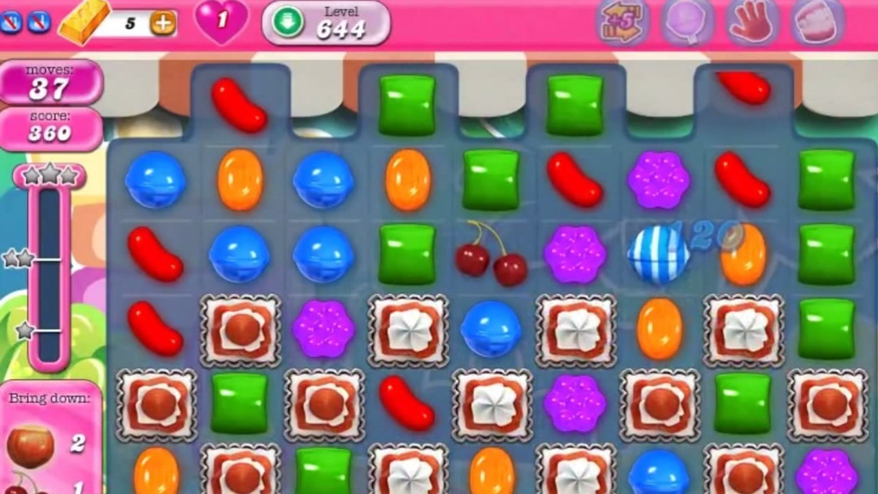 Candy Crush Saga Level 644: Lösung, Tipps und Tricks