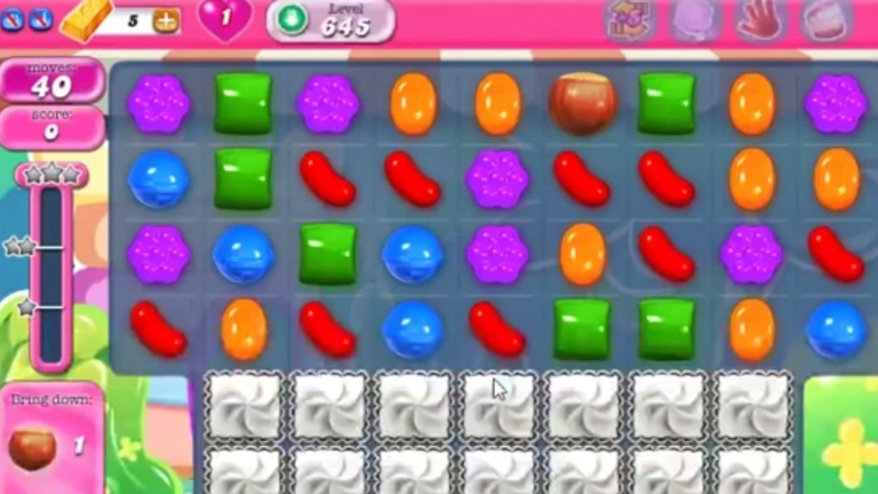 Candy Crush Saga Level 645: Lösung, Tipps und Tricks