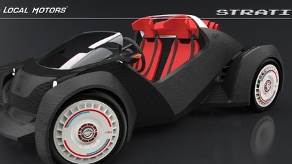 Voici Strati, la première voiture créée grâce à l'impression 3D