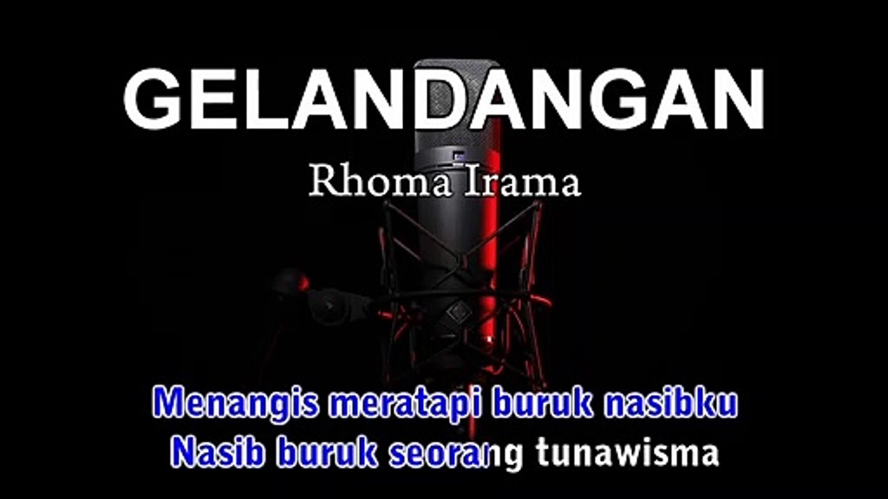 Gelandangan | Rhoma Irama | Karaoke Tanpa Vokal