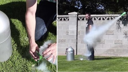 Fabriquez d'étonnantes roquettes avec des bouteilles en plastique