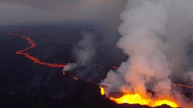 Bardarbunga : un drone livre une vue spectaculaire de l’éruption du volcan islandais