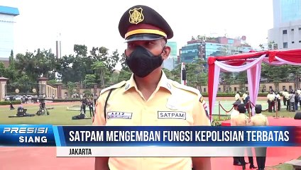 HUT ke 41 Satpam Tampil dengan Seragam Baru