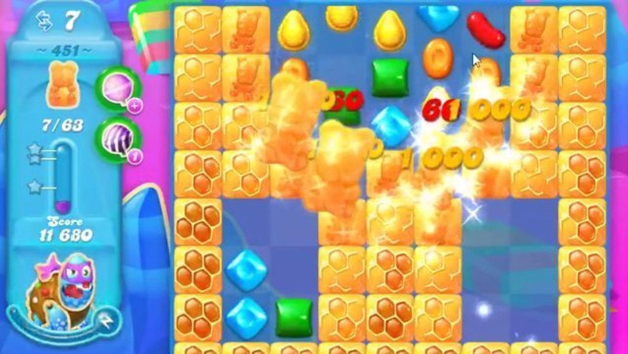 Candy Crush Soda Level 451: Lösung, Tipps und Tricks