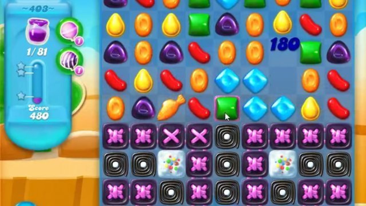 Candy Crush Soda Level 403: Lösung, Tipps und Tricks