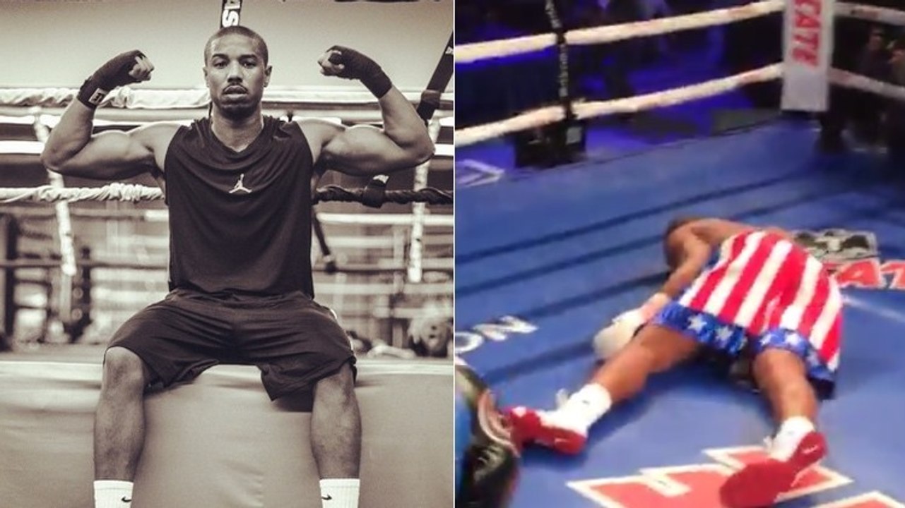 Creed: Michael B. Jordan muss während der Deharbeiten ein echt harten K.o. einstecken