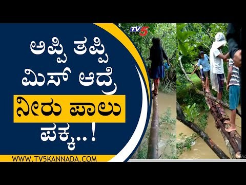 ಕಿರು ಸೇತುವೆ ಇಲ್ಲದೆ ಜನರ ಸಂಕಷ್ಟ ,ಅಪ್ಪಿ ತಪ್ಪಿ ಮಿಸ್ ಆದ್ರೆ ನೀರು ಪಾಲು ಗ್ಯಾರಂಟಿ..! | hasan | TV5 Kannada